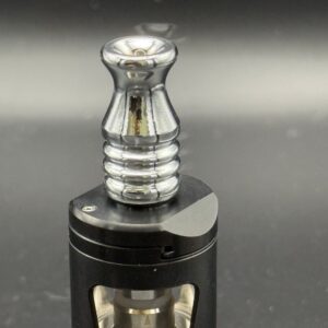 510 Flared & Ribbed Chrome Drip Tip Y10 Vape Accessories 510 Replacement Tips