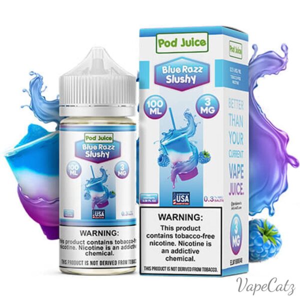 Blue Razz Slushy 100ml