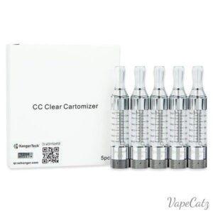 KangerTech T3S Clear Cartomizer Tank - 5 pack Coil Kanger