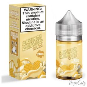 Monster Labs Salt High Content Salt E-Liquid High Content Salt E-Liquid 24mg Vanilla Custard