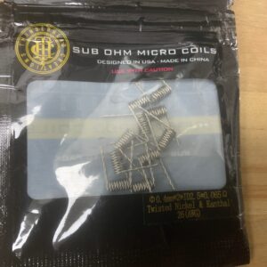 Thunderhead Sub-Ohm Micro Coils Vape Accessories Wire 0.65 Twisted Nickel & Kanthal