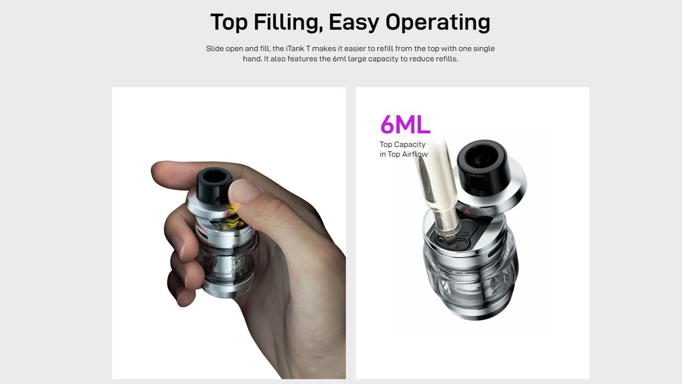 Vaporesso GEN MAX Mod Kit With iTank T Atomizer 6ml - Image 5