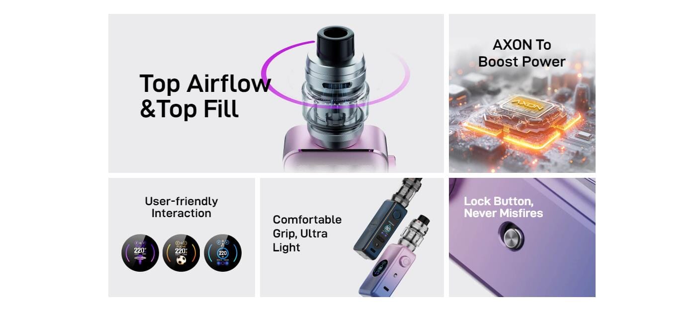 Vaporesso GEN MAX Mod Kit With iTank T Atomizer 6ml - Image 4